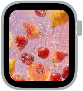 fruit float Apple Watch face preview 4 featuring 4th of july and summer.