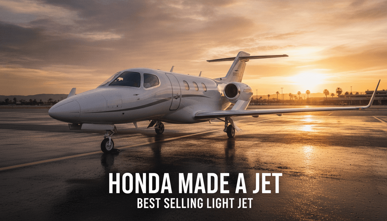 HondaJet — Honda's world's best-selling light private jet, Korea charter guide