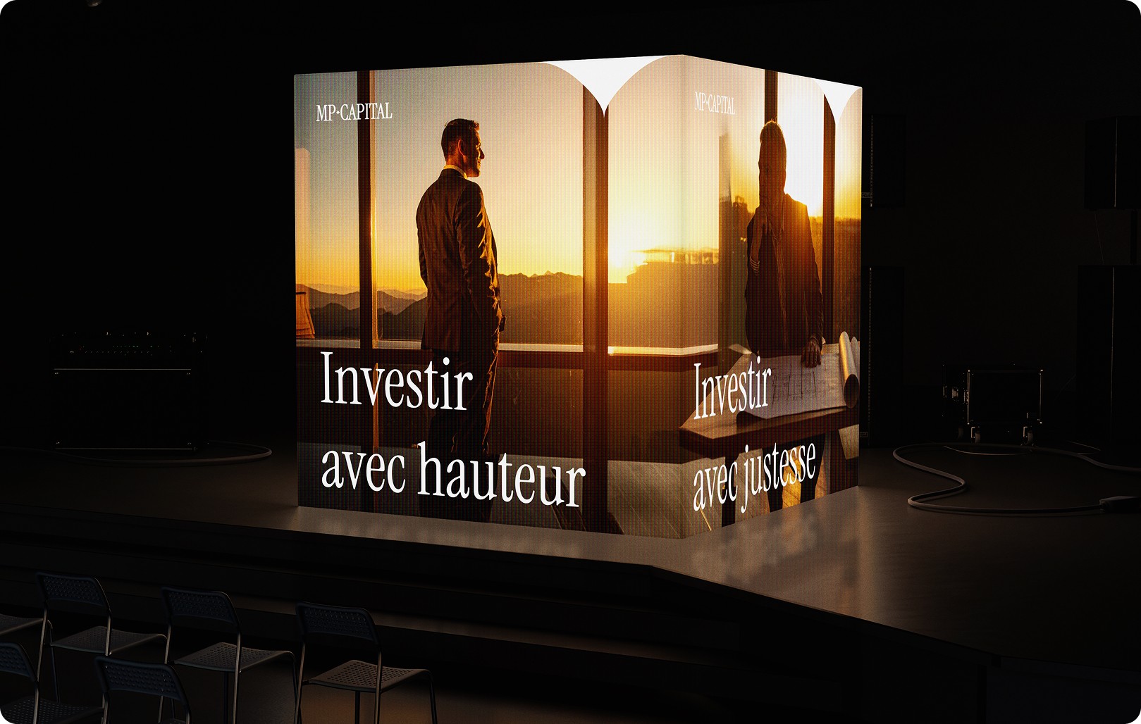 image of professional man sitting in an office