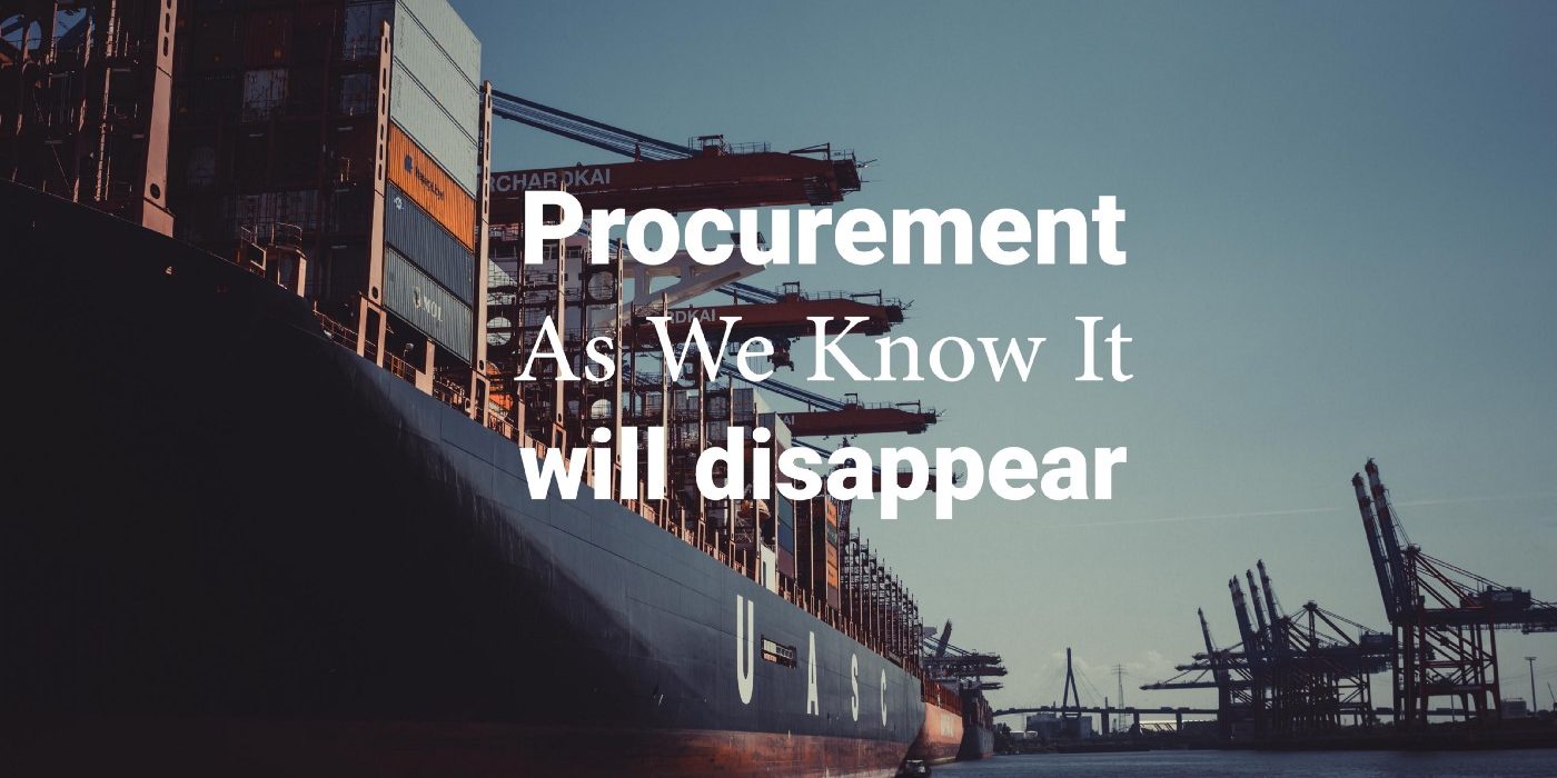 Container ship in a loading dock