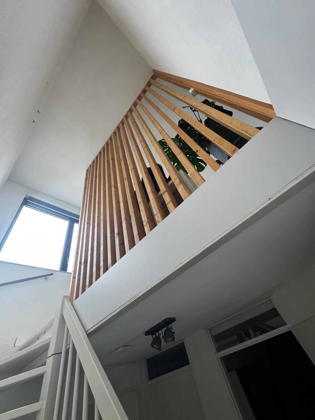 Stair landing joinery detail
