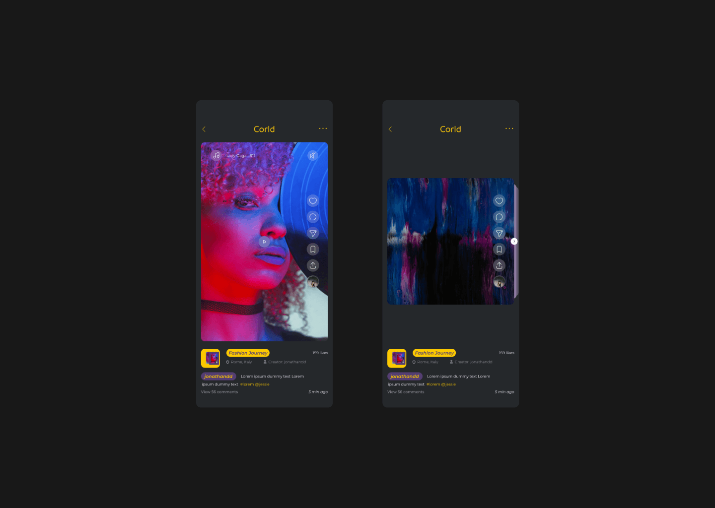 A screenshot of the app's home screen