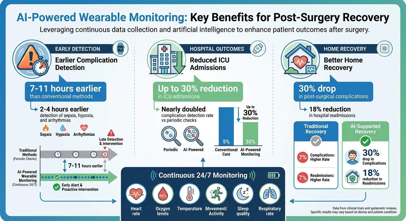 AI-Powered Wearable Monitoring: Key Benefits and Statistics for Post-Surgery Recovery
