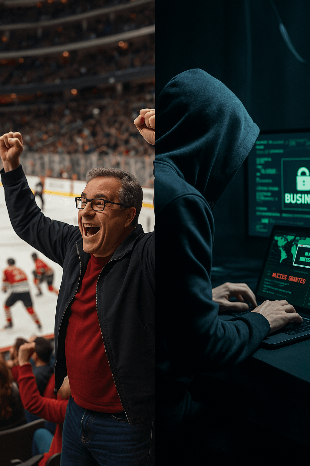 Hockey Fan vs Hacker
