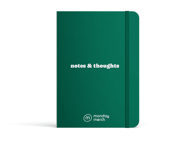 Personalized hardcover notebook for professional corporate gifts