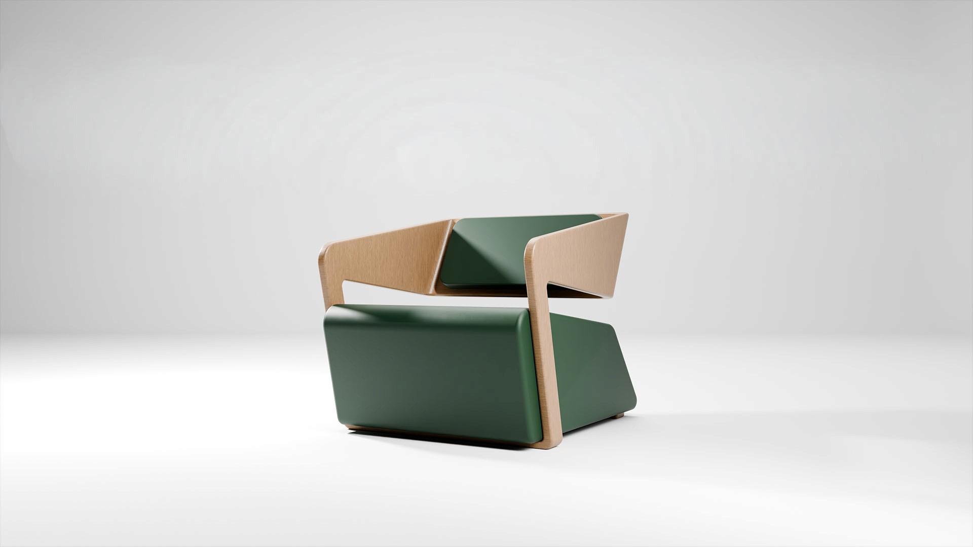 The Wedge | Modern, Manufacturing-focused lounge chair
