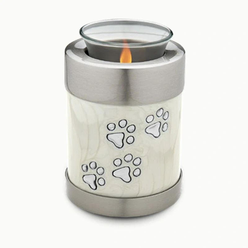 Pawprint Tealight — Pearl Small — original supplier catalogue image
