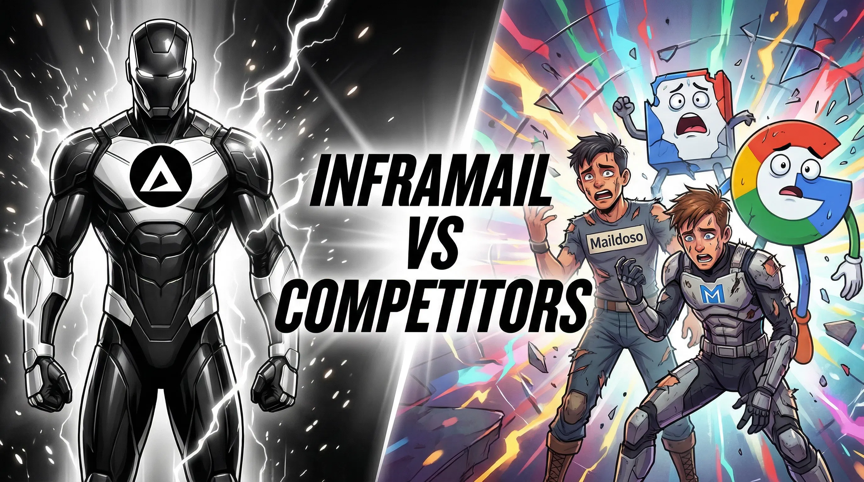 Inframail vs Competitors: Cold Email Infrastructure Feature & Price Comparison