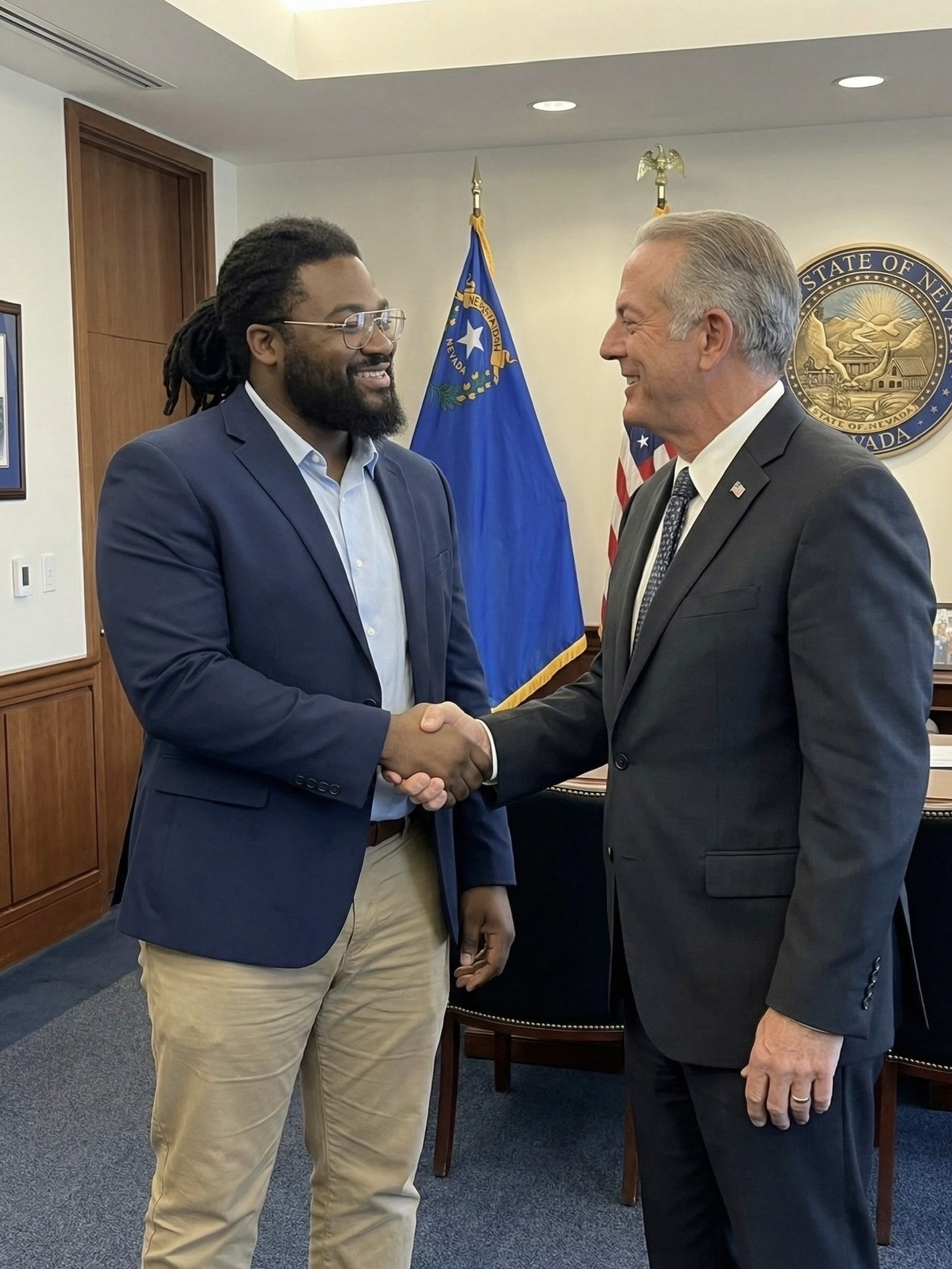 Technician fixing hardware