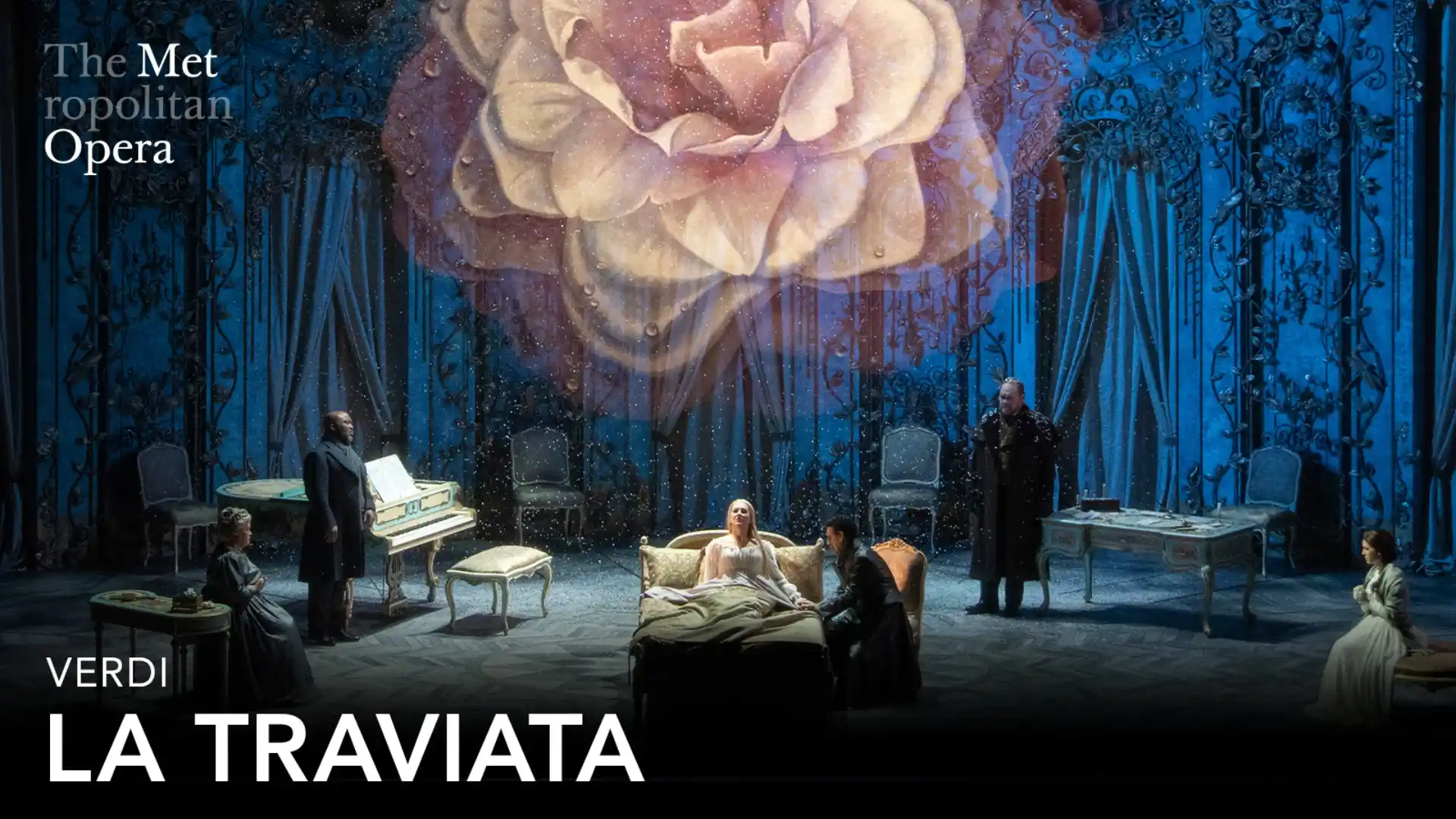 《茶花女》橫幅 — 威爾第的經典歌劇於紐約大都會歌劇院上演