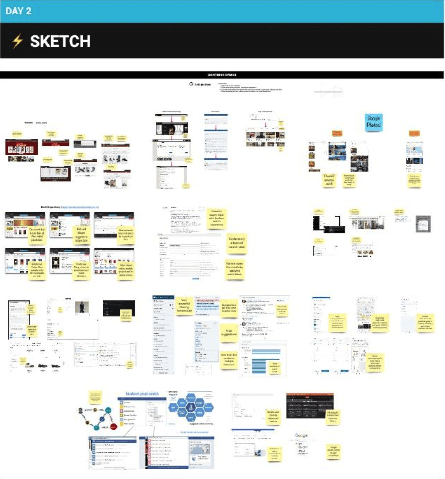 Design Sprint Day 2 Sketch