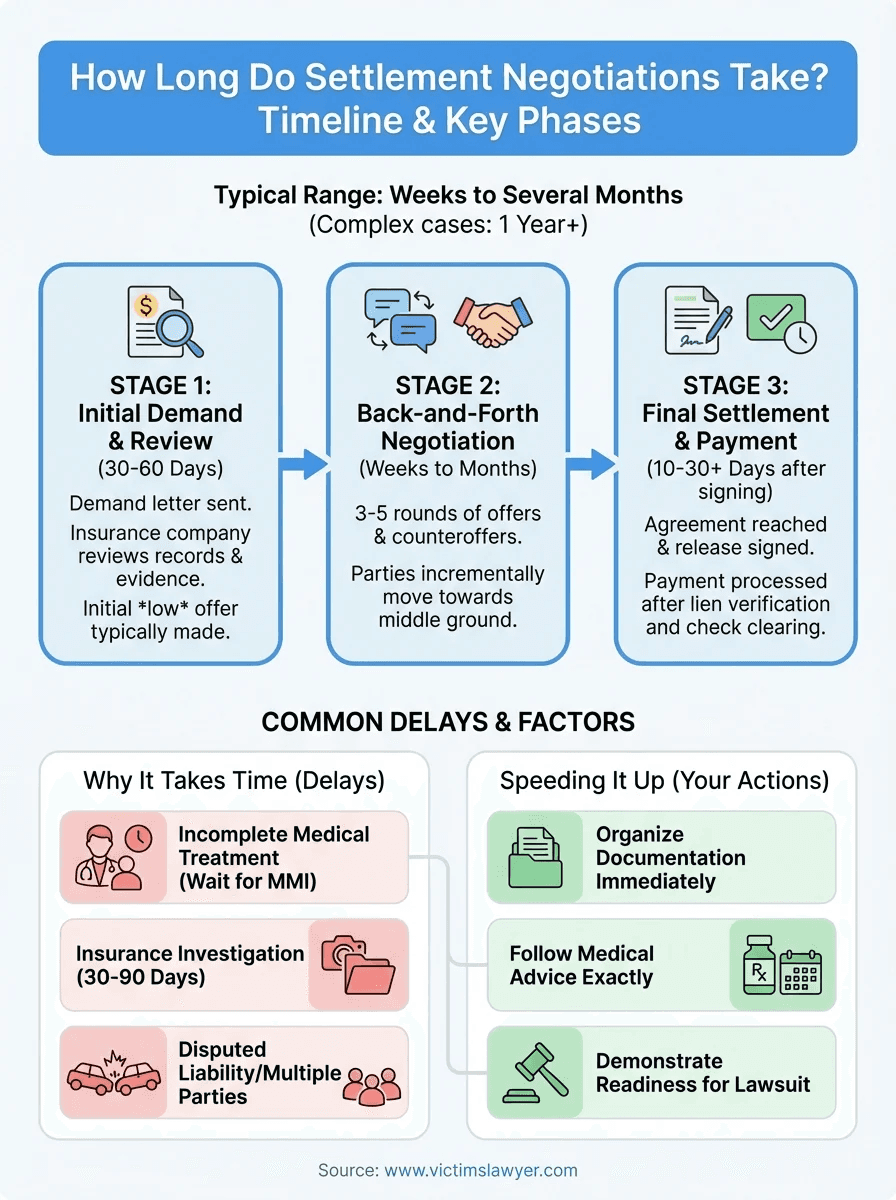 How Long Does It Take to Get Settlement Money - step reaching agreement weeks