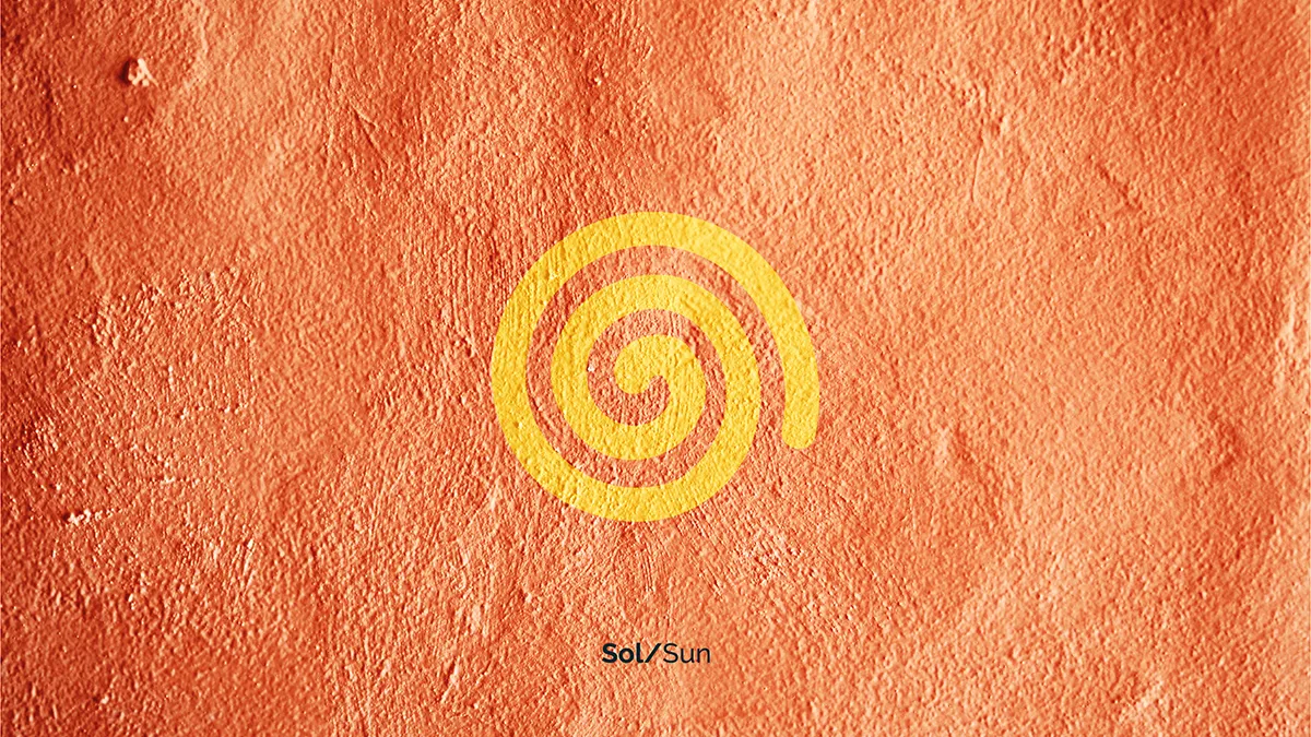 Provida rebrand key visual ecosystem sun element