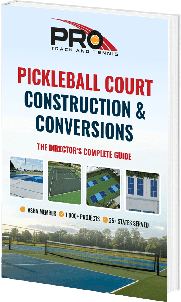 Pickleball court guide cover