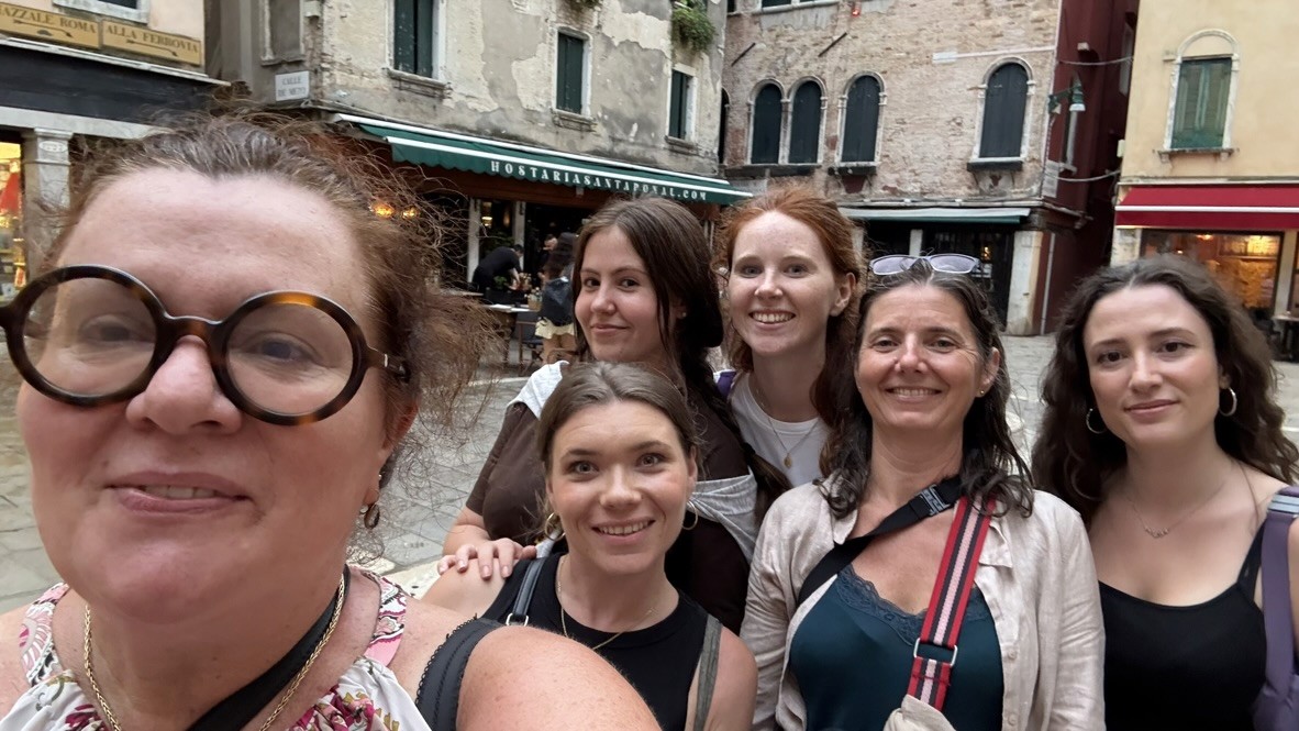 PR Paradigm team on location in Venice