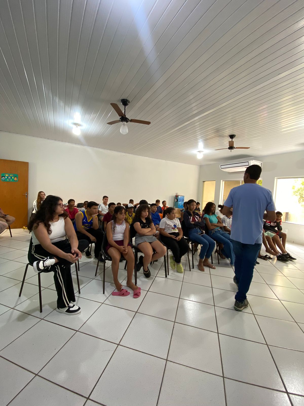 Conversa com as crianças