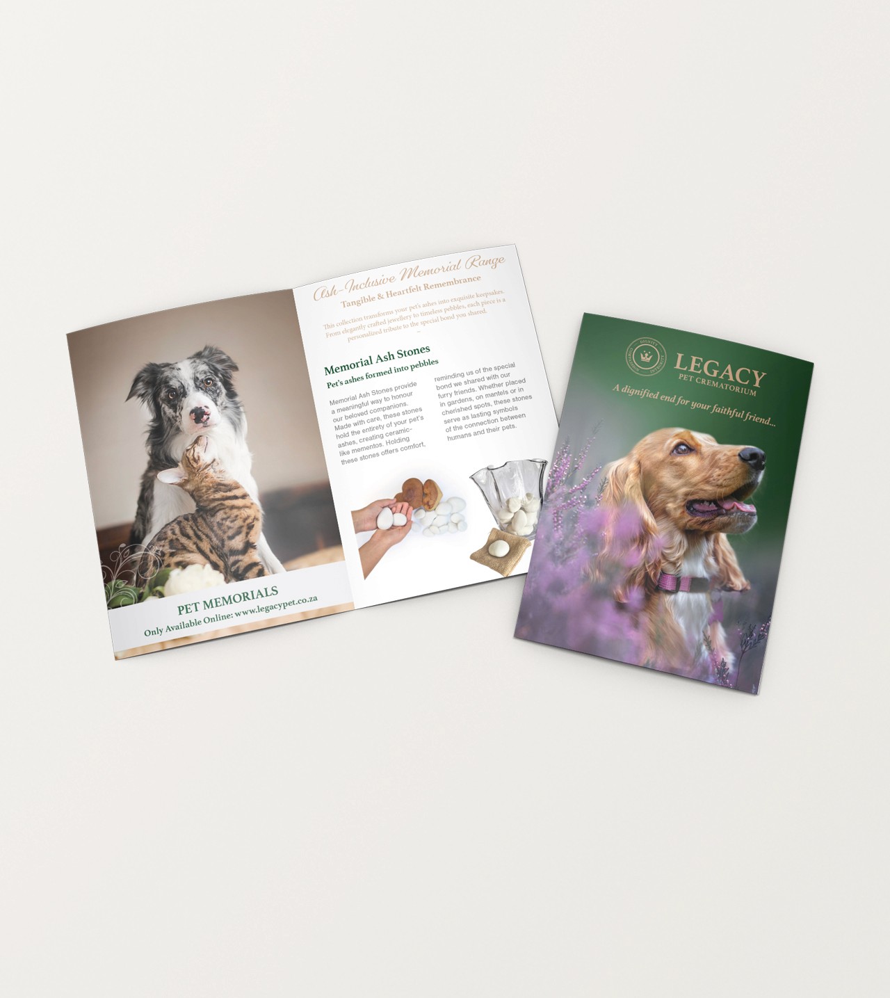 Legacy Pet brochures