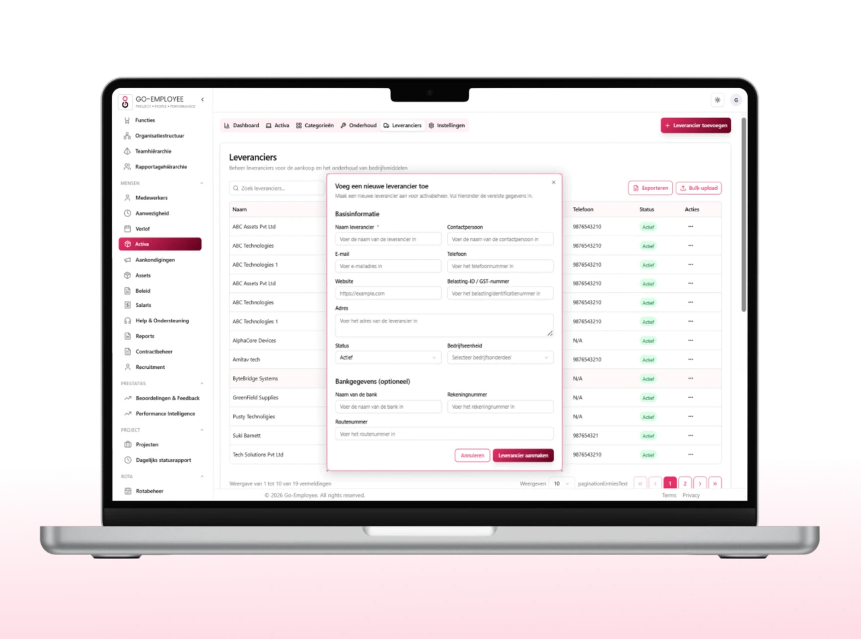 Centralized Vendor Management