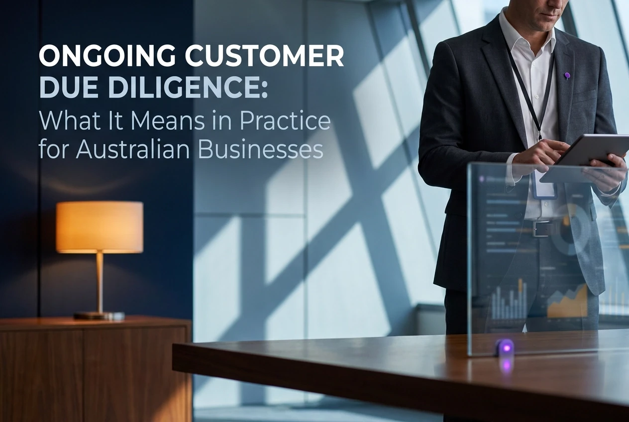 Professional header image for step-by-step guide: Ongoing Customer Due Diligence: What It Means in Practice...