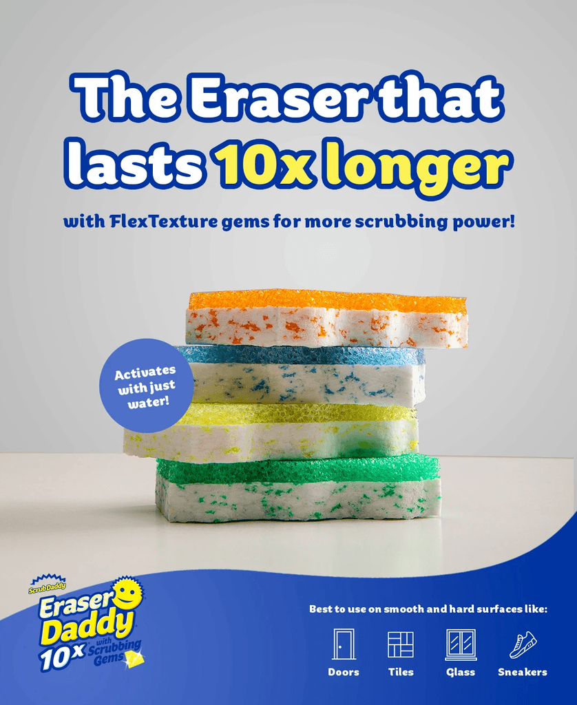 Social media design for Scrub Daddy