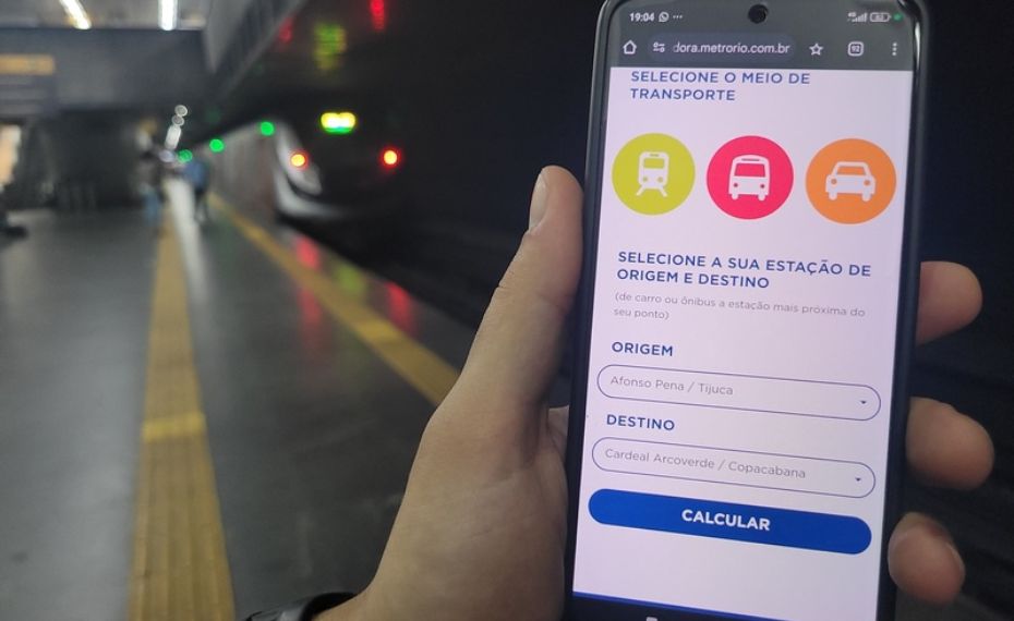 MetrôRio aposta em calculadora de emissão de CO2 para incentivar uso do metrô
