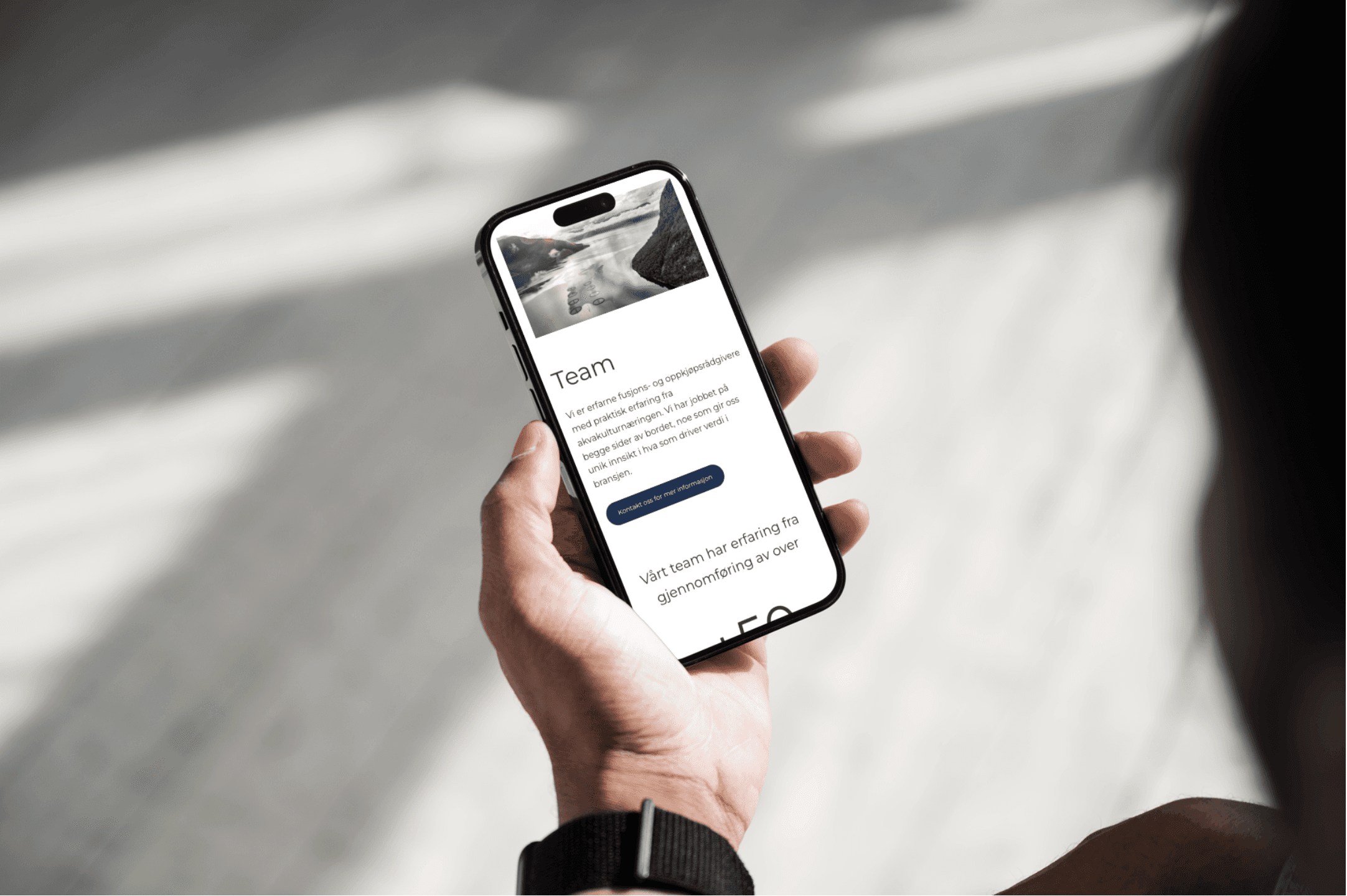 The image featured in the middle of the about us page