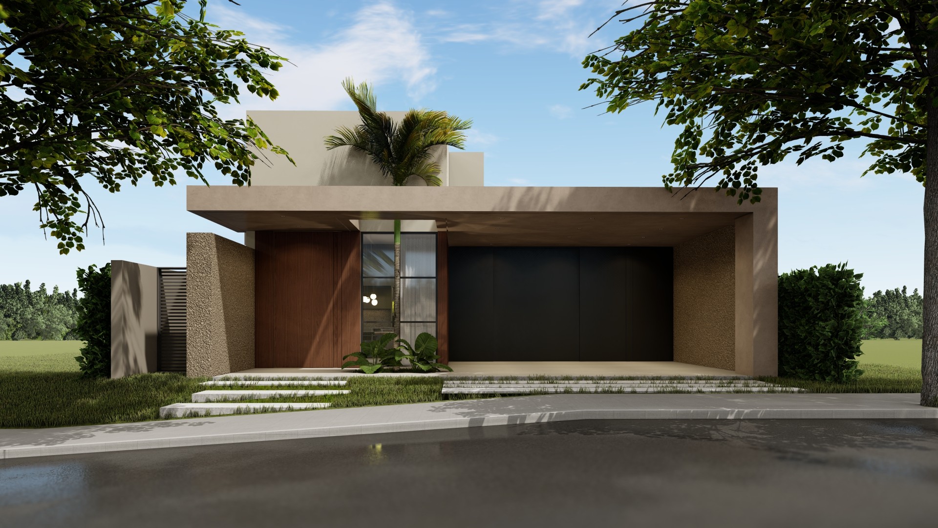 Projeto residencial arquitetônico. Projetada para unir modernidade, conforto e valor de mercado, a residência foi pensada em ser totalmente integrada entre sala de estar, TV e cozinha, varanda gourmet voltada para o lazer e um rooftop que se abre para a vista única da Serra de Santa Helena. O destaque do projeto está na experiência. Ambientes fluidos, aberturas que trazem luz e ventilação natural, e a conexão constante entre interior e exterior. Sete Lagoas - Minas gerais Meraki arquitetura