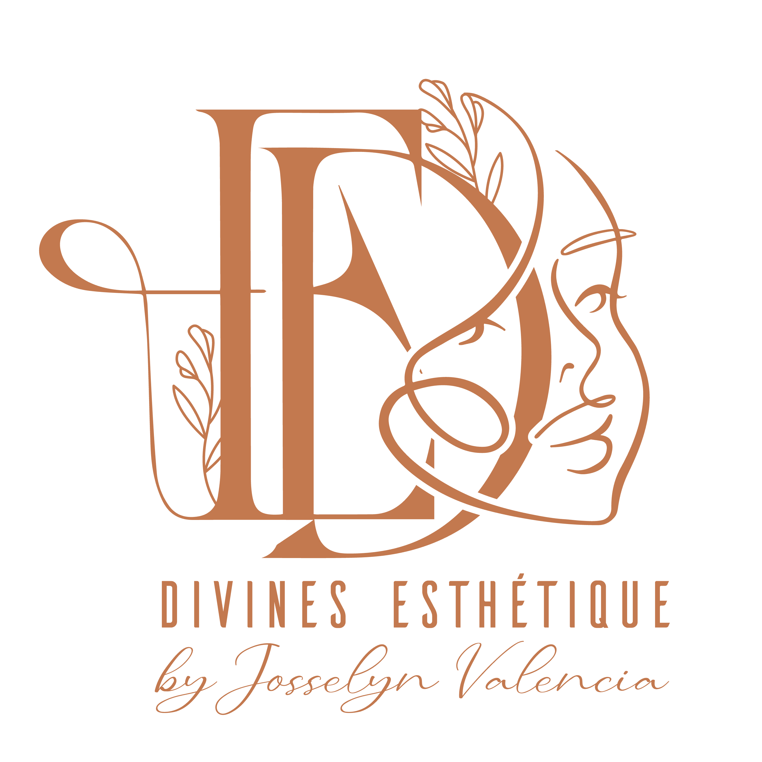 beautiful makup brown hair model