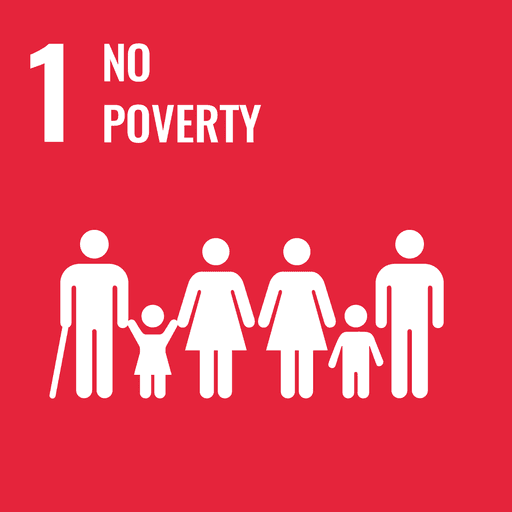 Image of the SDG Goal 1 - End poverty in all its forms everywhere