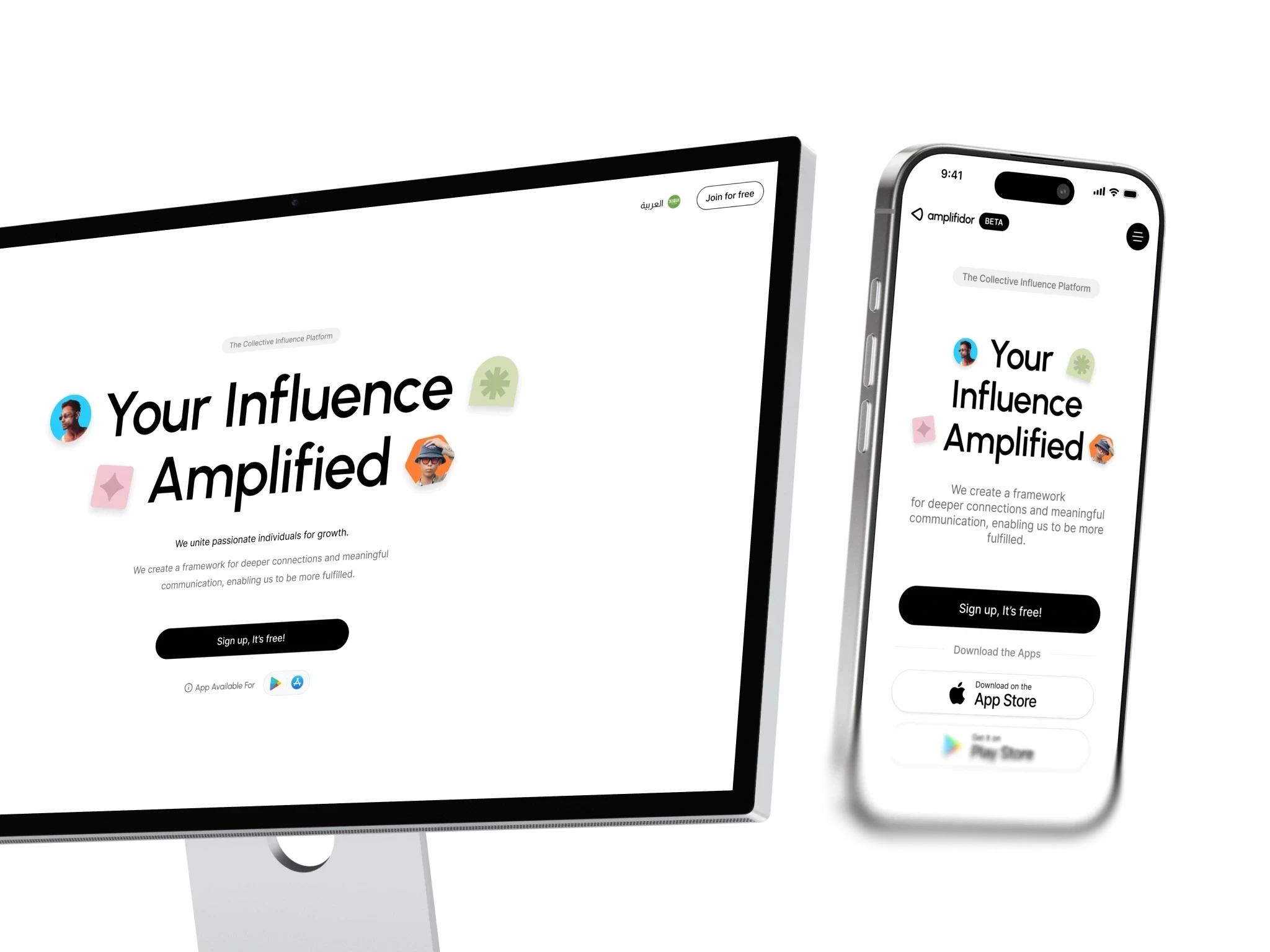 Amplifidor Website — Visuals Section visual 11