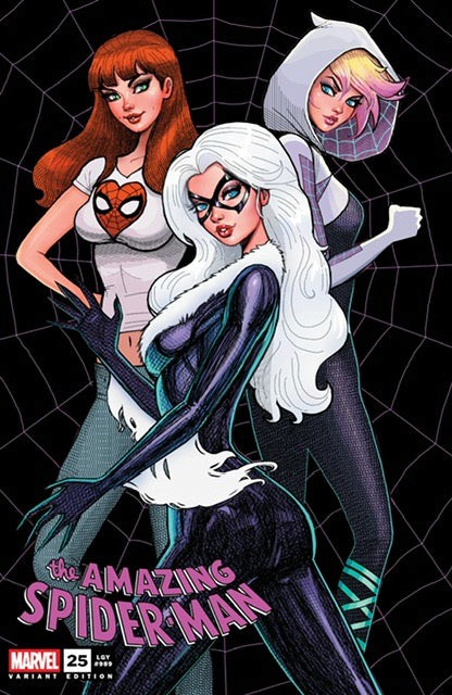 Amazing Spider-Man #25 Nathan Szerdy Big Dex Comics Exclusive Trade Dress Variant featuring Spider-Man cover art