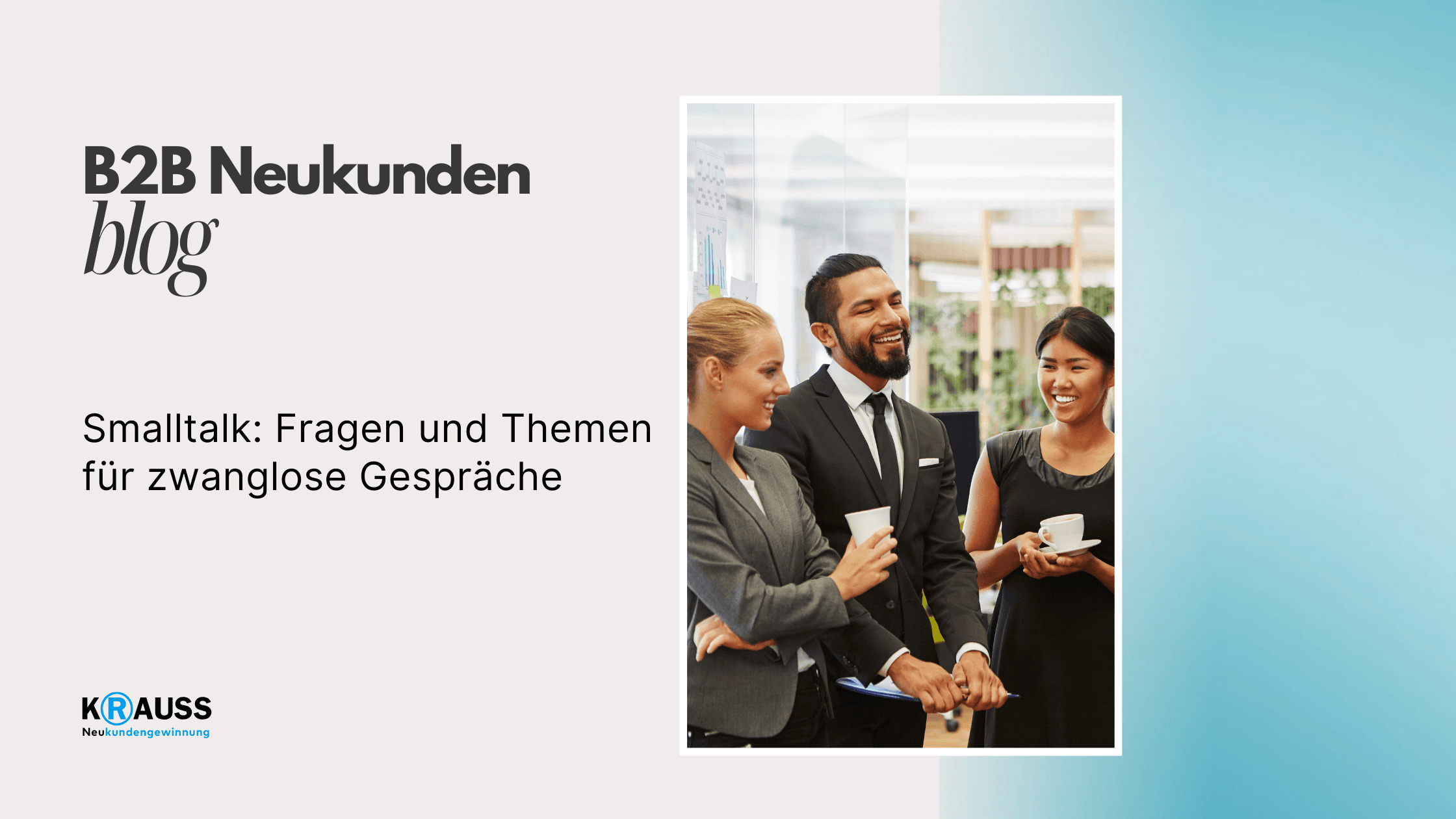 Smalltalk: Fragen und Themen für zwanglose Gespräche
