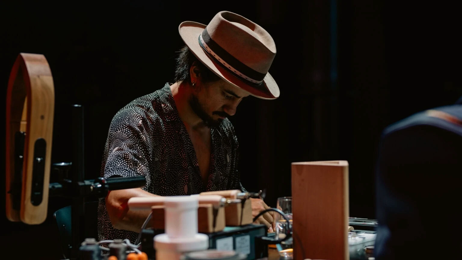 Live cooking performance at the Mazda CX-80 brand experience