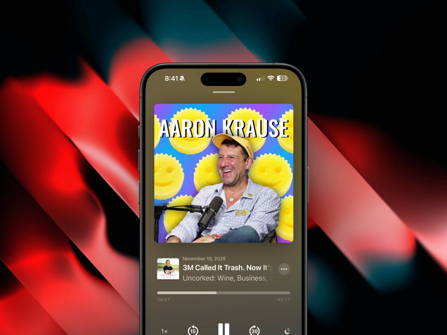 Uncorked Podcast Cover Art, Produced by Podcast Studio X