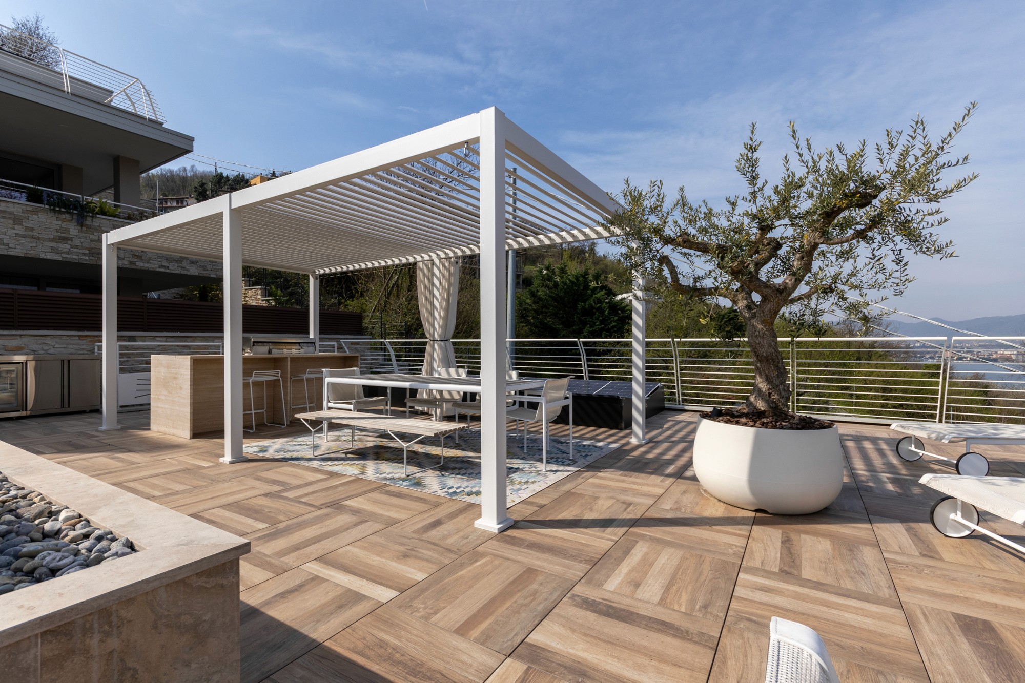 Project showcase image featuring a modern, refined interior.