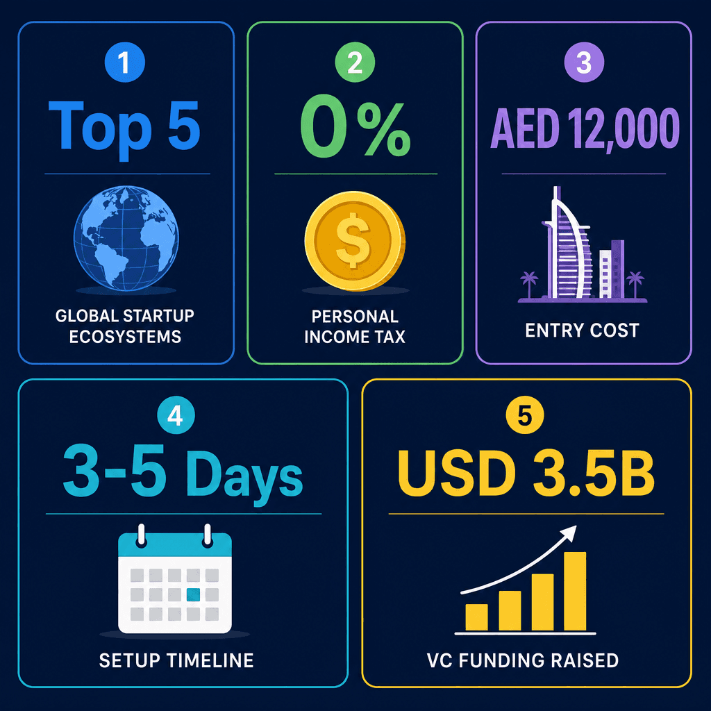 Infographic: Startup Business Setup in Dubai