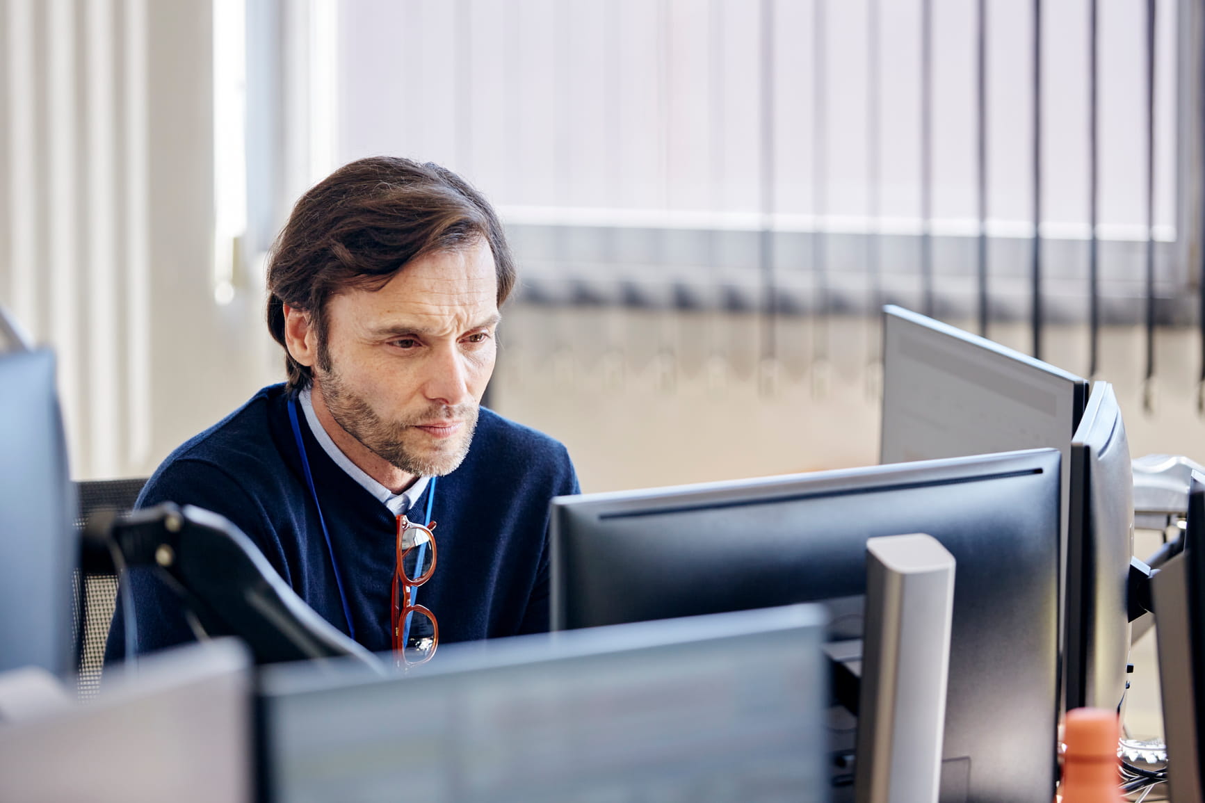 Business man in office environment