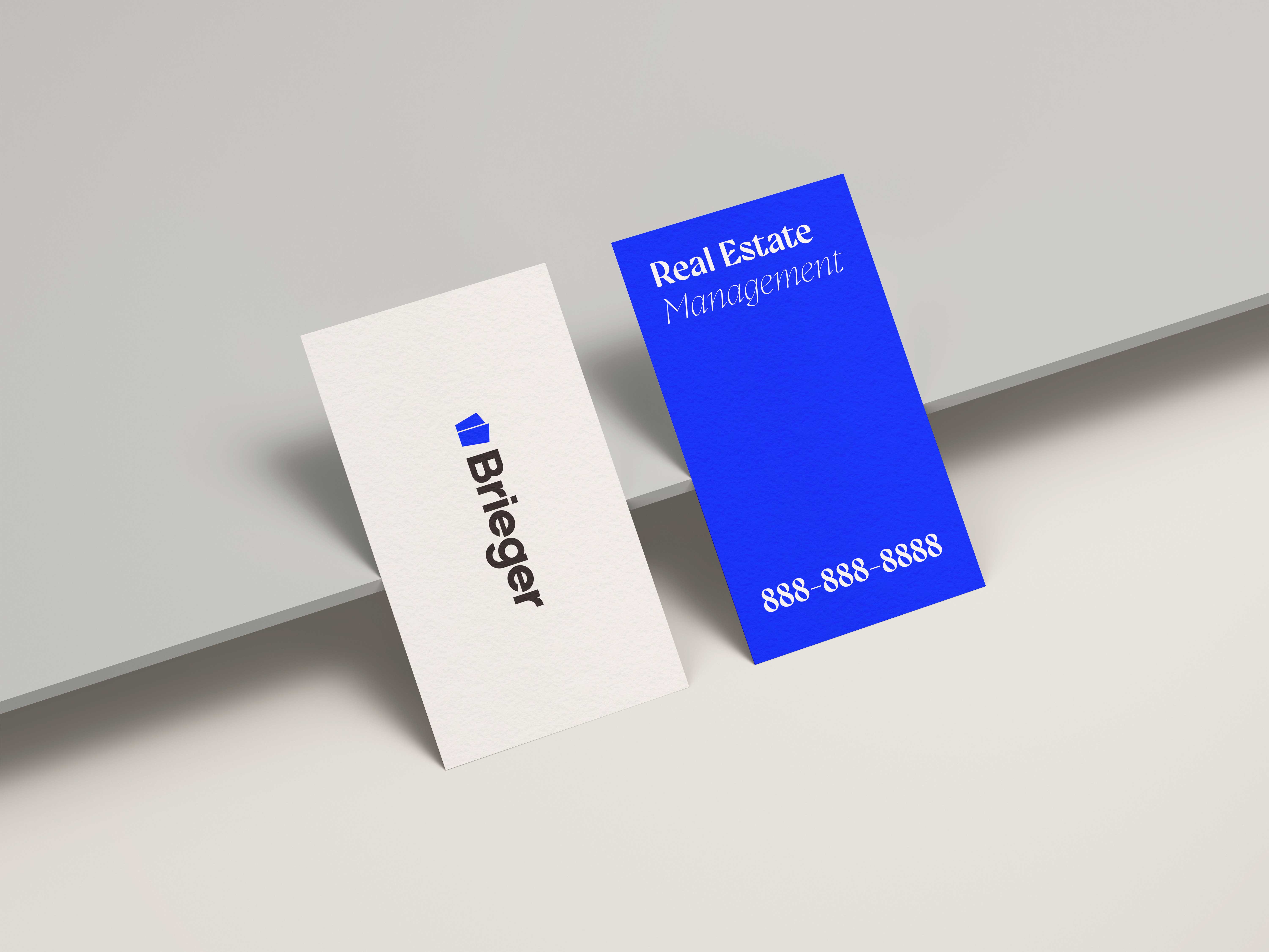 Brieger Real Estate Business Card