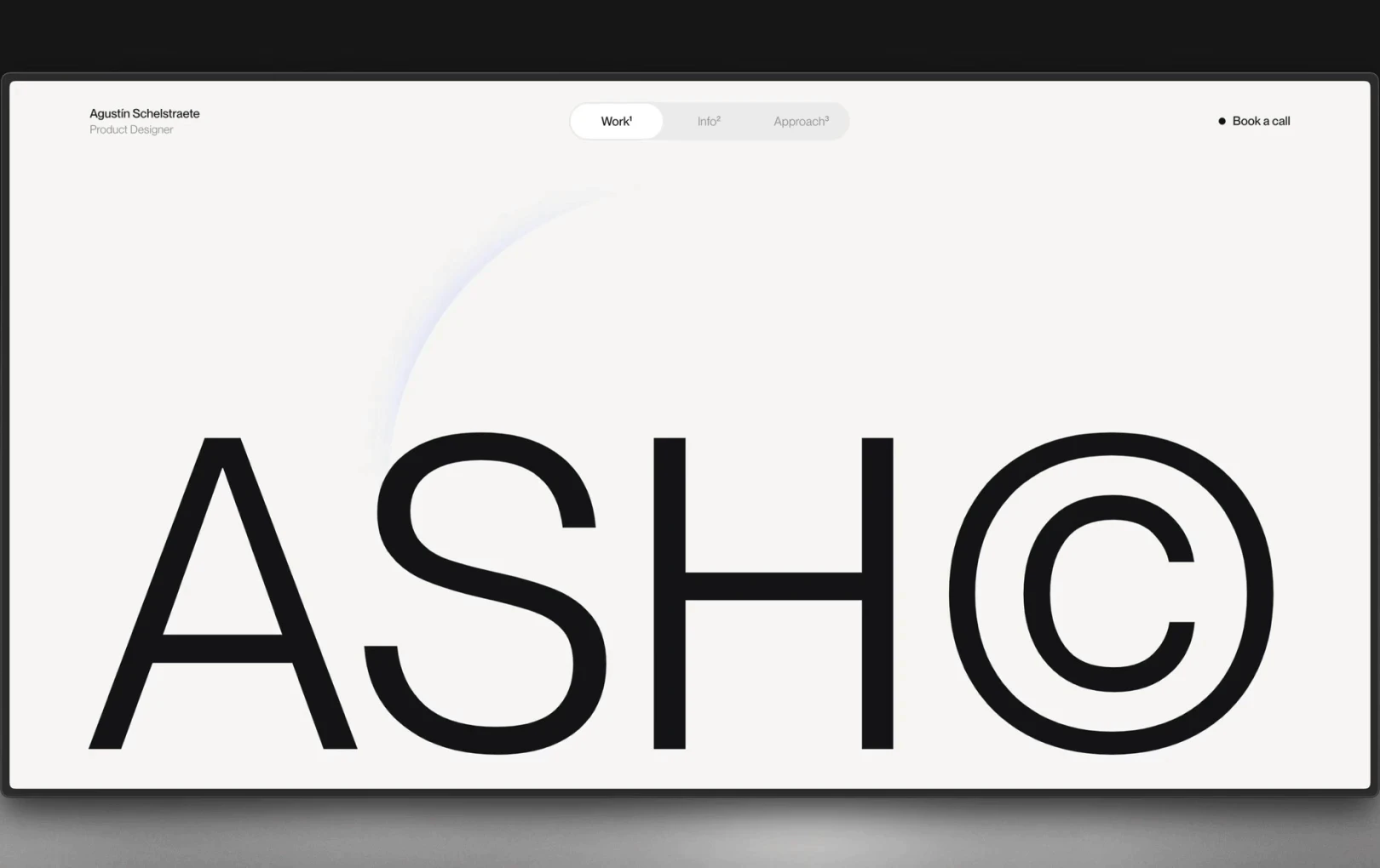 ashcamp 포트폴리오 예시입니다.