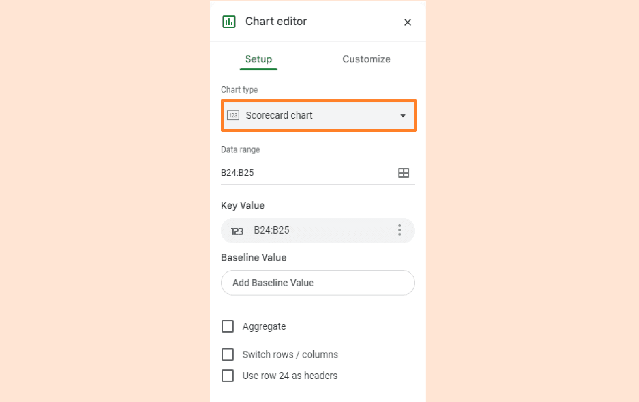 Choose Chart Type