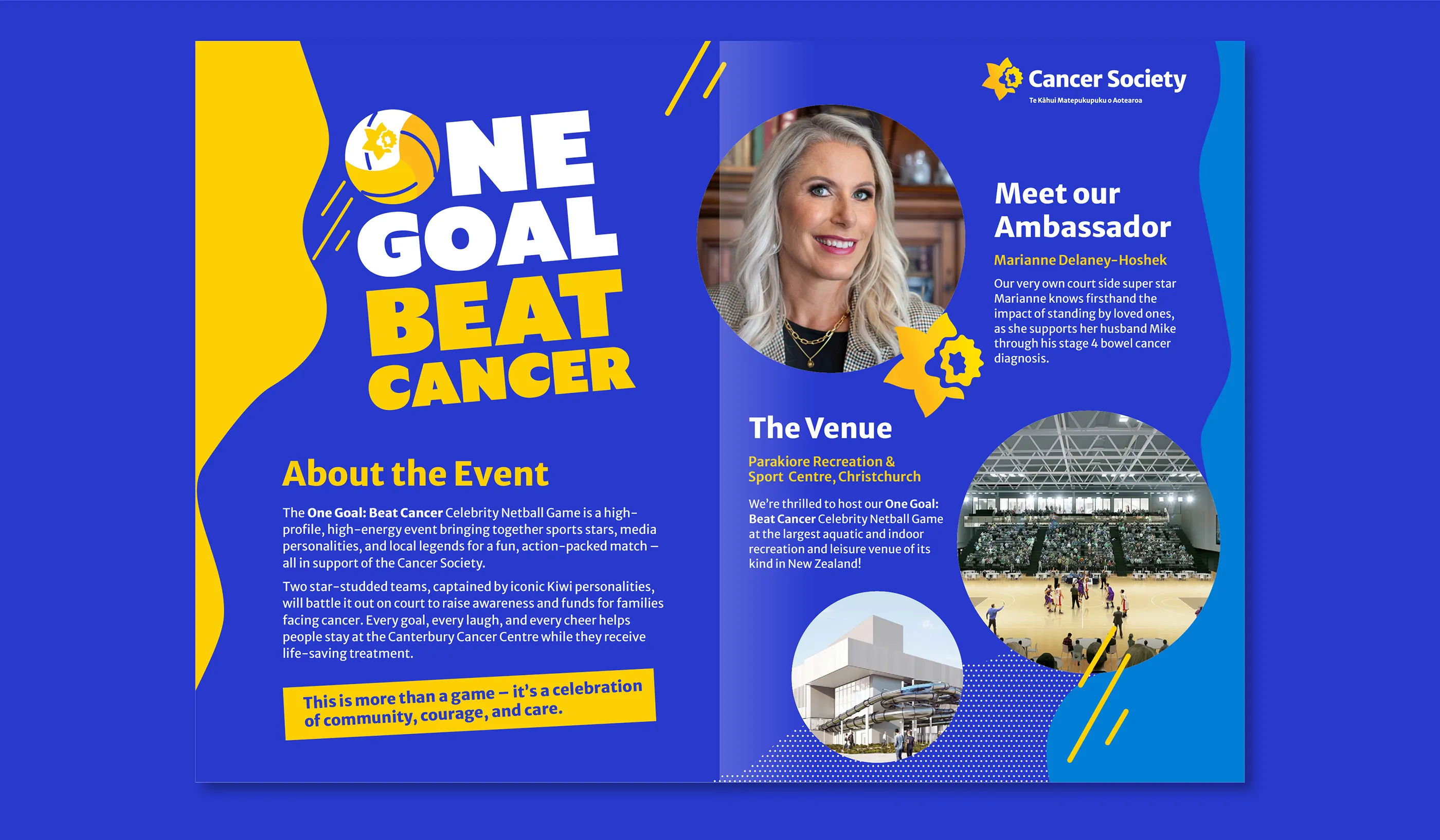 Cancer society Southern campaign creative sponsorship