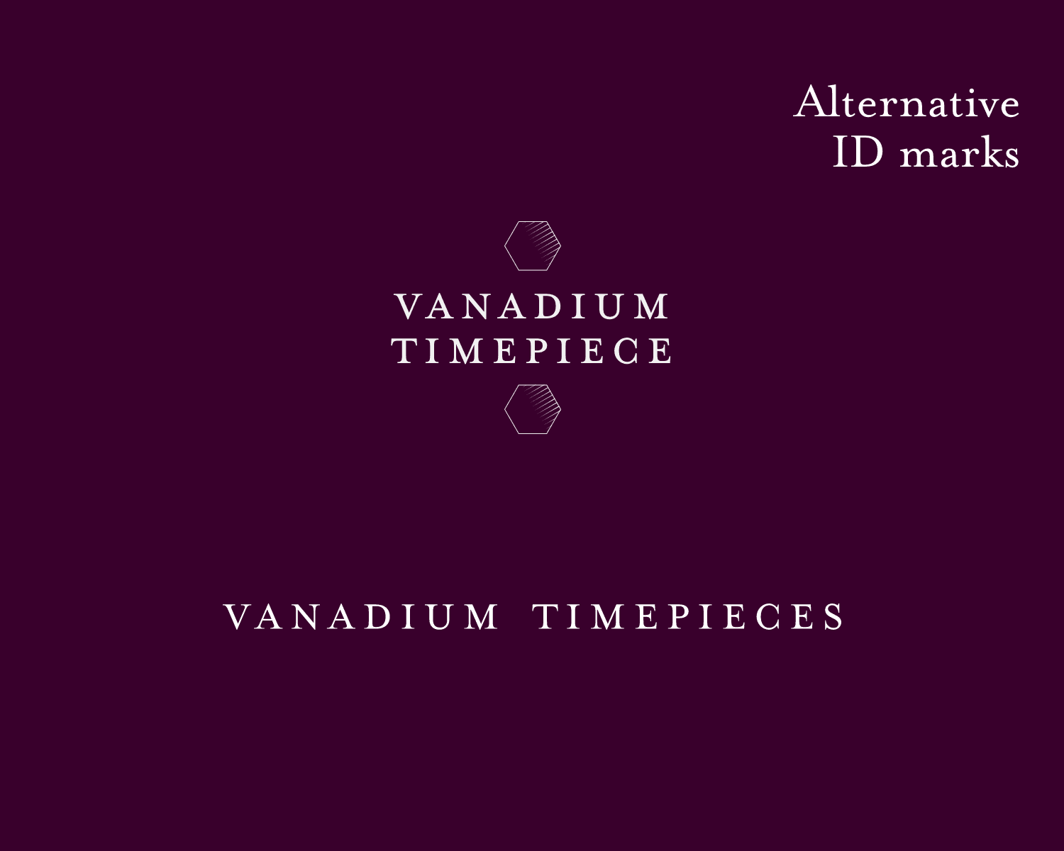 Vanadium Identity marks