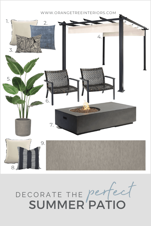 decorate the perfect summer patio