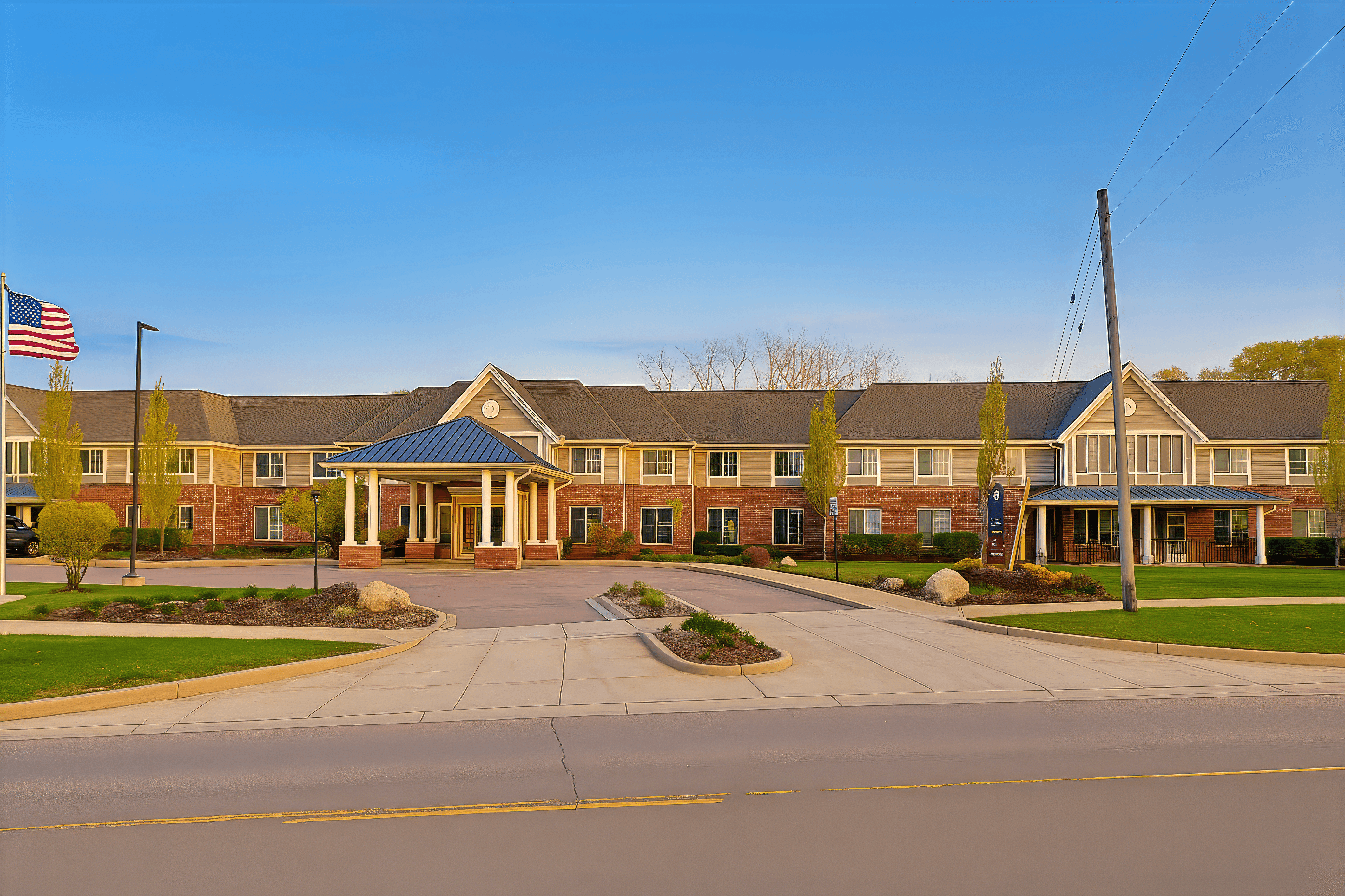 Hill side home