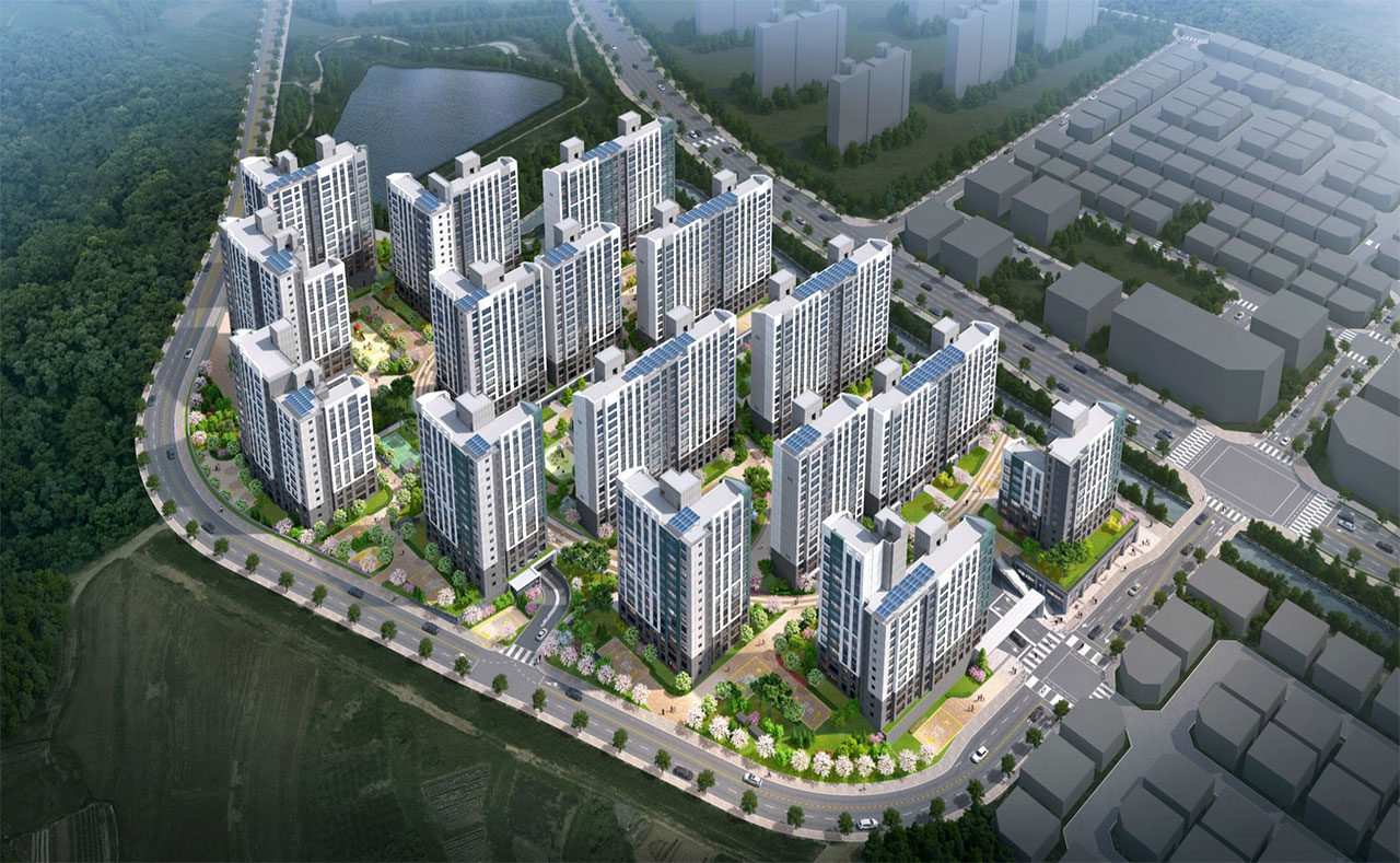 단지항공조감도