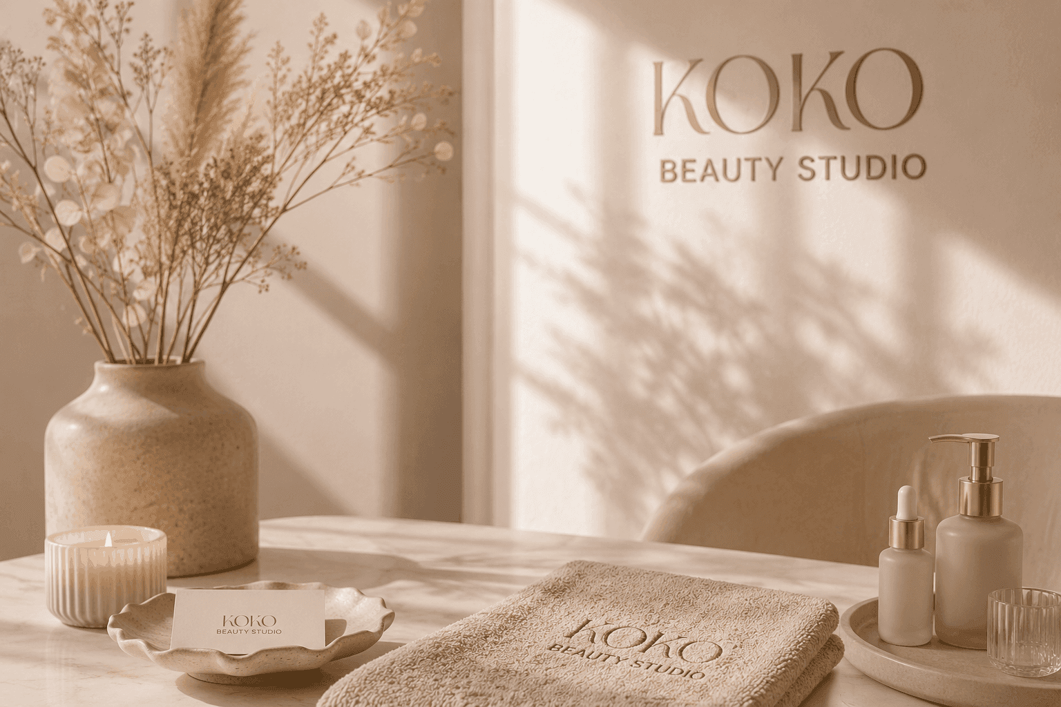Interior elegante de Koko Beauty Studio en Córdoba