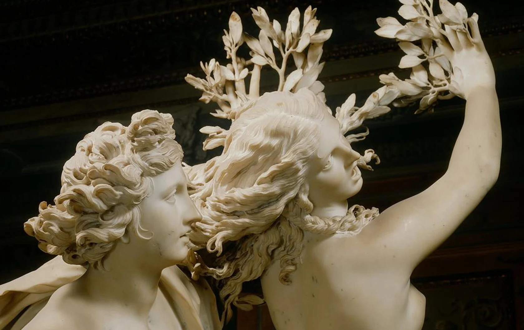 Apollo and Daphne, image from https://www.italyperfect.com/blog/berninis-apollo-and-daphne-unrequited-love.html