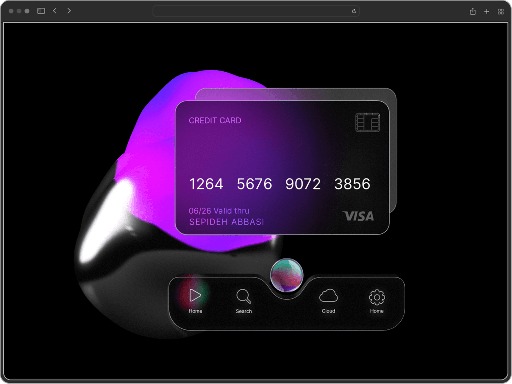 Interactive Credit Card by Sepideh Abbasi