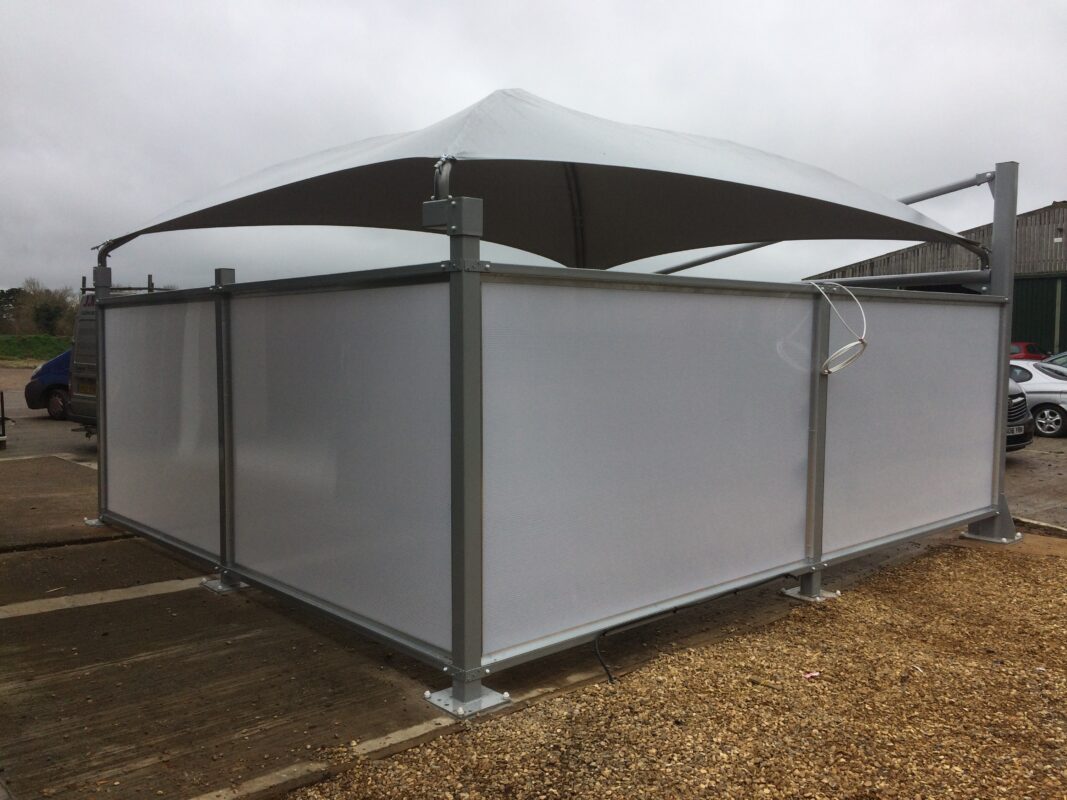 Paneling and Enclosed Structure Canopy