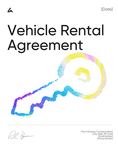 Vehicle Rental Agreement
